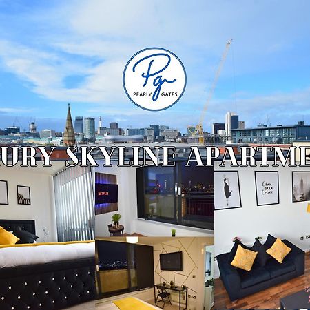 Penthouse - Amazing City Skyline Views - Balcony - Free Extra 2 Hours - Free Parking - Utilita Arena - Bullring Shopping - New St Station- Super King Size Bed 伯明翰 外观 照片
